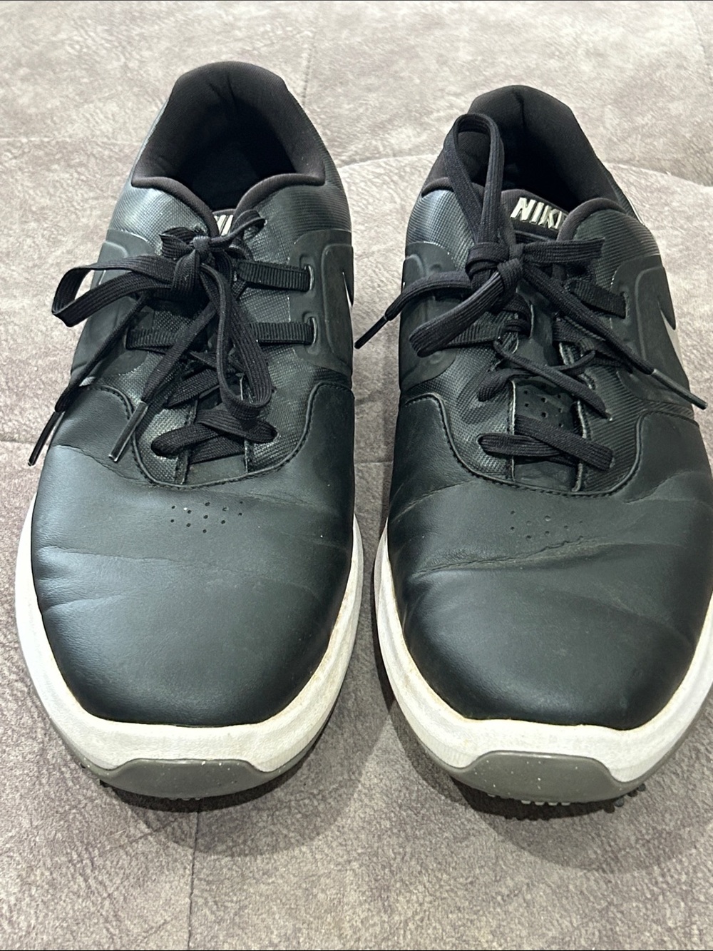 Nike ZOOM  Men’s Black Lace-Up Golf Shoes size 9.5
